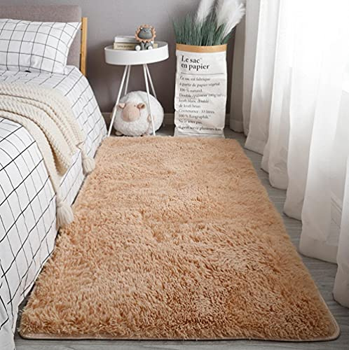 WmHeoo2077 Rug Shaggy Decorative, Faux Lambskin Rug,Modern Simple Plus Carpet, Bedroom Bedside Carpet-J_160 x 230cm