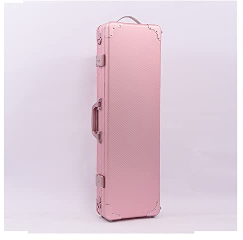 Neuer 3/4-4/4 Geigenkasten Aus Aluminium-Magnesium-Legierung, Quadratischer Geigenkasten Mit Superhoher Härte Fachmann Geigenkoffer (Color : 02)