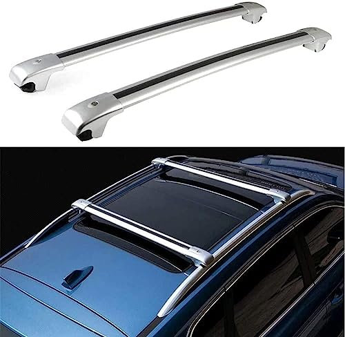 dachgepäckträger Auto Auto-Dachträger for Chevrolet Captiva 2008–2018, Robuste, Stromlinienförmige Dachreling Aus Aluminium, for Fahrrad, Kajak, Frachtgepäck, Stromlinienförmiger Dachträger