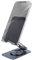 Mars Gaming MA-RSS, Soporte Plegable para Smartphone, Rotación Dinámica 360º + Ajuste en Altura y Ángulo 180º, Soporte Teléfono Móvil Portátil de Aluminio, Antideslizante, Gris Oscuro