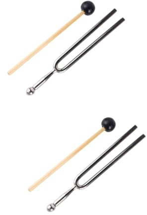Toyvian 2stücke Stimmgabel a Präziser Tuner Für Violine Und Für Zuhause Oder Unterwegs Zufällige Farbe Kopfes Unverzichtbar Für Musiker Und Lehrer