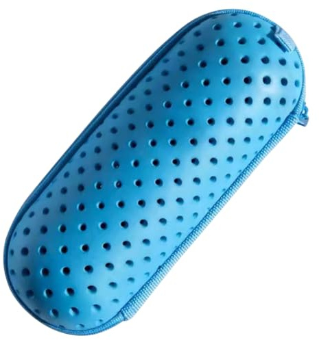 Kexpery Schwimmbrillen-Etui, Schutzbox mit Clip und Abflusslöchern, Schutzetui, tragbar, leicht, für Outdoor-Schwimmen
