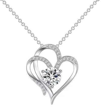 QUADRI - Halskette Damen Silber 925 - mit Zirkonia - Made in Italy | Länge 45 cm - Geschenkidee für Geburtstag, Jahrestag, Valentinstag