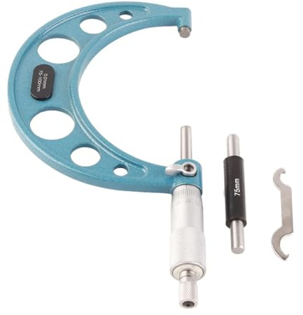 Orivin 75-100 mm Mikrometer Zoll Gewinde Skala Kohlenstoffstahl 0,01 mm Genauigkeit Messgerät