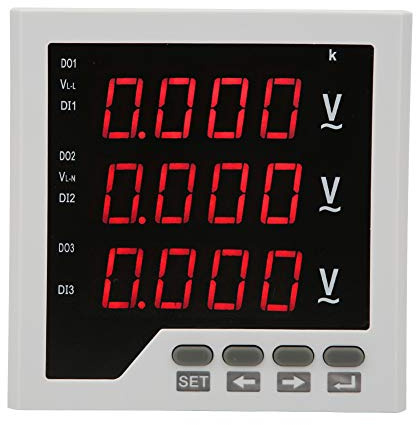 DTM AV96 Affichage numérique LED du compteur de tension triphasé pour AC 450V