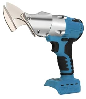 YVAAASIYC Forbici elettriche Senza spazzole for lamiera di Ferro a Batteria da 500 W Utensili elettrici for Il Taglio dei Metalli Adatti alla 18 V(Blue)
