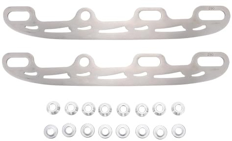 Cabilock Cuchillas de Patinaje de Acero Inoxidable Recambio para de Ruedas Bordes Accesorio Práctico para Hockey sobre Hielo y Patinaje Artístico