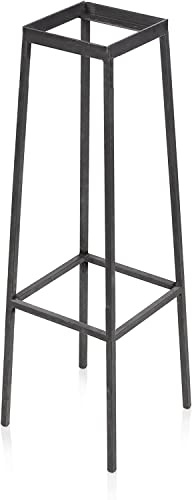 beske-Manufaktur | Handgeschweißter Ständer aus Stahl für Betonfeuer® | Ständer für Betonfeuer 'Kea' (13x13x13cm) | Höhe 60cm | 100% Handarbeit 'Made in Germany'