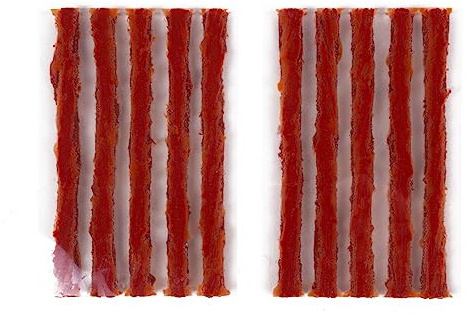 BENSON Reparationsremsor 50 stycken punkteringssats däck snäva vulkaniseringsremsor bil