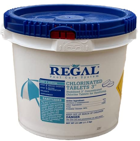 Regal 3 Chlorinated Tablets 25lb Bucket