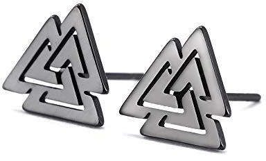 Dreamtimes Keltische Ohrringe Wikinger Ohrstecker für Männer Irischer Ohrstecker Schmuck Edelstahl Ohrringe Symbol des Vintage Amulett Ohrstecker Geschenke für Frauen Mädchen Teenager