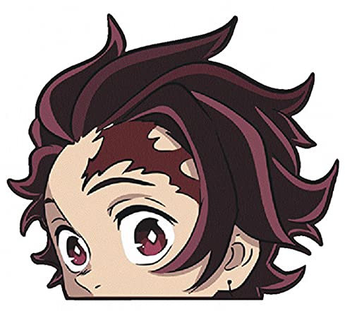 ALTcompluser Anime Autoaufkleber Demon Slayer Kimetsu No Yaiba Car Sticker Auto Fenster Tuning Vinyl Aufkleber(Kamado Tanjirou)