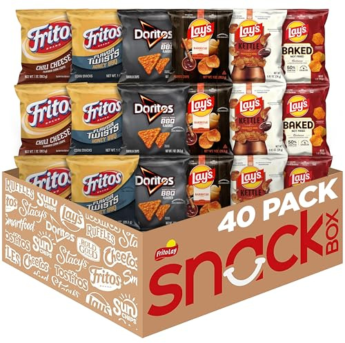 Frito Lay Backyard Barbecue Mix Variety Pack, 3.46 Pounds, (Pack of 40)