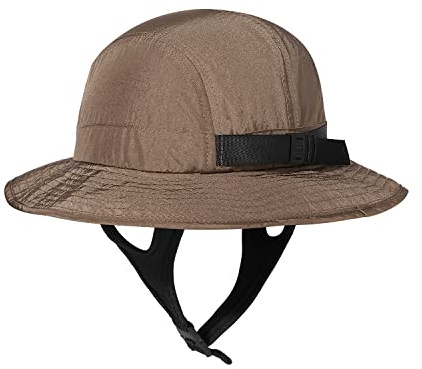 CLAPE vattentät surfhatt sommar solhatt män kvinnor UV-skydd fiskarhatt med hakrem utomhus safari-hatt surfing bucket hatt, GD98-khaki, one size