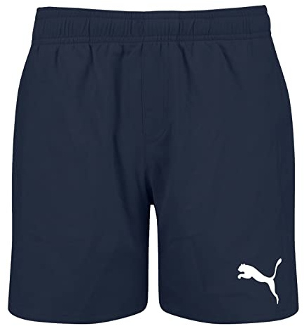 PUMA Pojkar medium längd shorts badbyxor, marinblå, 152