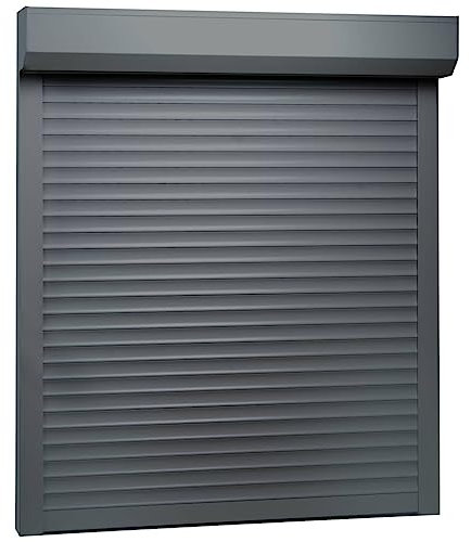 Hommdiy Rollladen Aluminium,Rollladen Gute Wärme- und Schalldämmung Rollladenpanzer Behang Rolladen Rolladenbehang Vorbaurollladen (Anthrazit-100 x 120 cm (B x H))