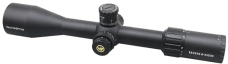 Vector Optics SCOL-46 Taurus 6-24x50SFP HD Zielfernrohr für Sport, Airsoft und Jagd, Luftgewehr, Ziel-Visier, Gewehrzielfernrohr, Rifle Scope, umfangreiches Zubehör