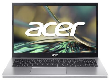Acer Aspire 3 A315-59-595G, Ordenador Portátil 15,6” (Intel Core i5-1235U, 16 GB RAM, 1 TB SSD, Iris Xe Graphics, Windows 11 Home) Color Plata, Teclado QWERTY Español