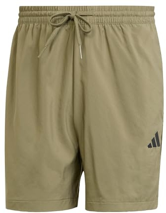 adidas Men's Essentials SMALL Logo Chelsea, Olive Strata/Black, XL