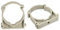 QUARKZMAN Colliers de Serrage pour Tuyaux de 50 mm de Diamètre, Fixations de Tuyaux d'Eau PPR avec Verrou pour l'Alimentation en Eau Gris 2 Pièces