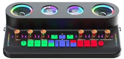 Osmond S20 Carte son audio professionnelle avec module sonore personnalisable, interface audio externe pour carte son en direct, installation facile, B