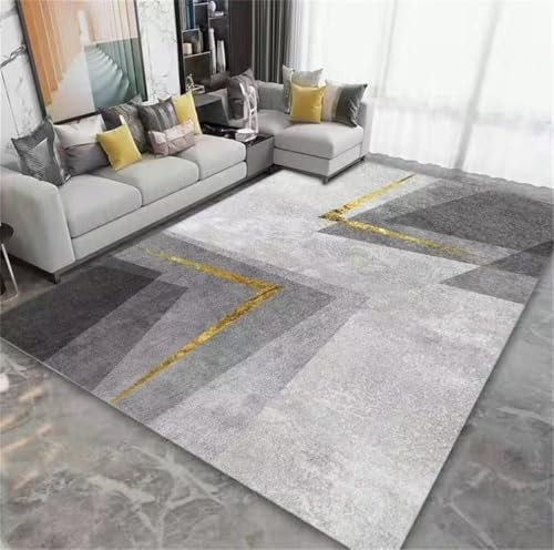 Xiaosua Tappeto Cucina Tappeto Personalizzato Ingresso tappeto da soggiorno Il design moderno e minimalista rende i tappeti facili da curare grigio 120x200CM