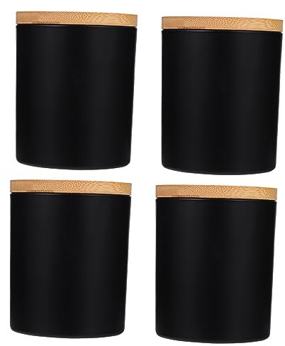 DIYEAH 4sets DIY Mason Jar Candles Glass Tin Candle Holders Aromatherapy Making Kit Jars