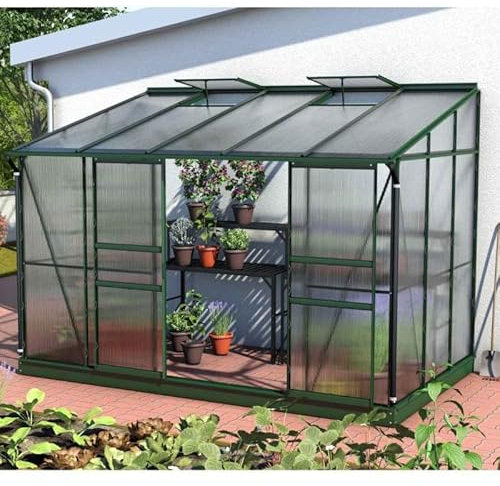 Serra da Parete Vitavia Ida 6500 Verde Policarbonato 6 mm 201x324 H 222 cm