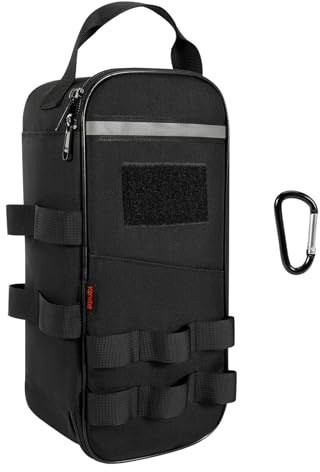 KENOBE Sac à outils(12 Pouces, 31 x 15 x 10 cm) - Étui de Rangement Utilitaire Portable avec Poignée, Pochette de Rangement avec Grande Capacité Tactique EDC Zippée