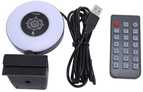 Fyearfly Webcam 4k avec Une Caméra de Streaming USB Légère, 1080p avec Microphone et Télécommande Webcam Autofocus pour Le Jeu PC PC Desktop