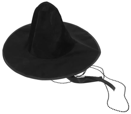 SHERCHPRY Traditional Korean Style Gentleman Flat Cap for Men, Black Lint Material, Secure Fit and Versatile Use, for Historical Stage Performances and Shows, Authentic Oriental Drama