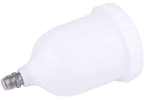 CHICIRIS Tasse de Peinture en Aérosol de 600mL, Pot de Peinture en Plastique à Alimentation par gravité avec Connecteur d'alimentation fileté pour Pistolet de Pulvérisation D-evilbiss