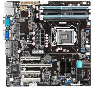 WLTDYZZLDN La Scheda Madre Fit for ASUS P9D-MV con chipset Intel C222 Supporta la Core i3/Xeon E3-1200 v3 Socket 1150 Motherboard