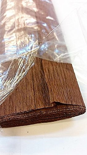 CARTA CRESPA 40GR. MARRONE BROWN 50CMX2,5MT