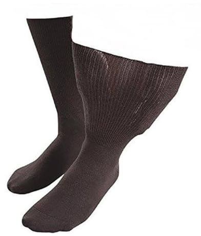 SockShop IOMI Footnurse - Mens & Womens Unisex Extra Wide Soft Cotton Oedema Socks for Swollen Feet