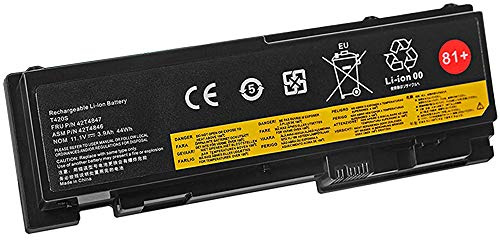 XITAIAN 11.1V 44Wh 3900mAh 42T4846 42T4847 81+ Replacement Laptop Battery for Lenovo ThinkPad T420s T420si Series 0A36287 42T4844 42T4845 1143 1039 1036 1037