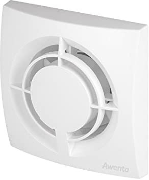 Extractor de baño blanco con temporizador, 100 mm