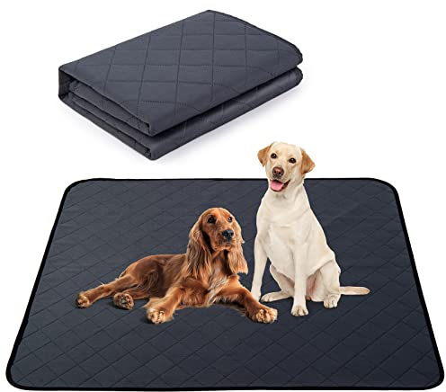 Dono 1 Stück Große Welpen-Trainingsunterlagen, waschbar (150 x 150 cm) | wiederverwendbar, maschinenwaschbar, für Hunde, sehr saugfähig, Inkontinenzeinlagen