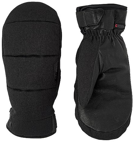 Hestra Uni CZone Frame Mitt, Wasserdicht, Winddicht, Isolierte Fäustlinge für Winter Alpin Ski & Nassschnee für Damen & Herren, Schwarz, 11