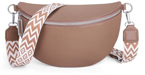 GSenhui Bauchtasche Damen Groß Umhängetasche Frauen Crossbody Bag Breiter Gurt Gürteltasche Klein Handtasche für Reisen Wandern