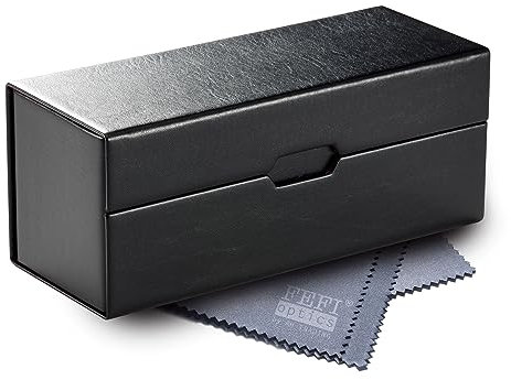 FEFI - Hardcase Doppel-Brillenetui „DUO“ für zwei Brillen (Schwarz)