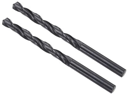 CoCud Punte da Trapano Elicoidali Acciaio ad Alta Velocità 6542, Diametro 7,3mm Lunghezza 110mm, Punta Trapano Dritta Twist Jobber Ossido Nero per Metallo Plastica Alluminio 2pz