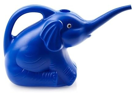 Arrosoir éléphant - 2 l - Pulvérisateur de fleurs - Pour le jardinage - Pour enfants - Bleu