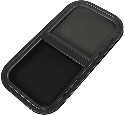 Alnemy Fenêtre de camping-car, verre d'écran étanche, coulissant horizontalement, fenêtre latérale pour camping-car, aluminium, verre trempé, véhicules de construction, véhicules modifiés
