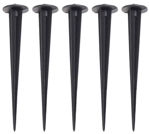 Mipcase 5 Estacas De Tierra De Aluminio para Lámpara De Jardín Accesorios para Iluminación De Césped Y Luces Exterior Jardín Suelo Repuesto para Césped Patio Fiestas Y Bodas