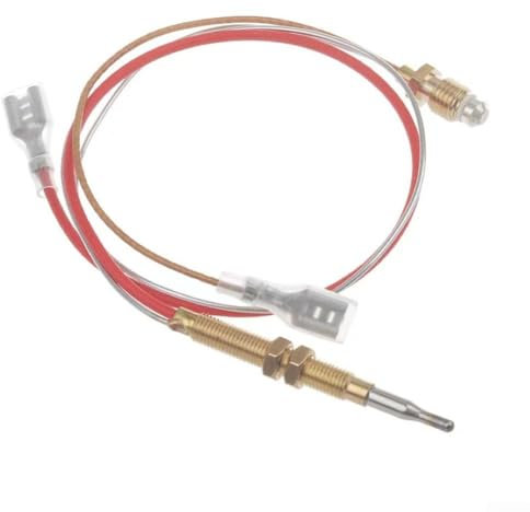 HEBEOT Gewinde-Thermoelement, Gasheizung, gemeinsamer Thermoelementkopf mit M6 x 0,75-Gewinde, gemeinsames Thermoelement, Terrassenheizkopf für den Außenbereich, Gas-Terrassenheizungen (40 cm)
