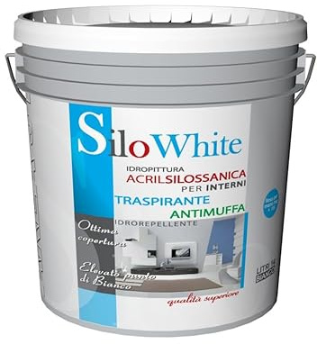Chromastore pittura bianca acrilsilossanica antimuffa traspirante LT 2,5