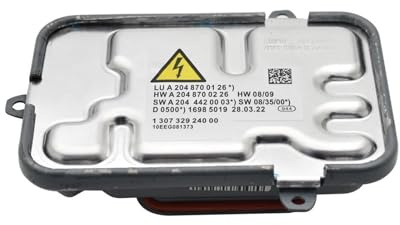 Ballast Au Xénon Module De Contrôle Au Xénon Ballast De Phare pour Mercedes pour Benz Classe C W204 Classe C C200 C250 C300 C350 C63 Accessoires De Voiture Unité Contrôle Ballast