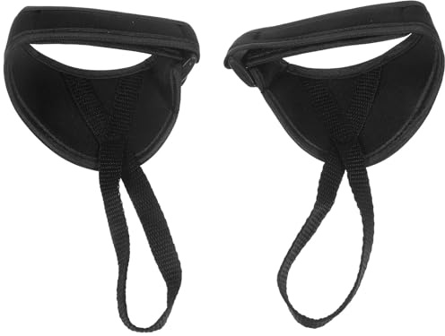 HOOTNEE 1 Paar Verstellbare Skistock Handgelenkbänder aus Polyester Breite Schmale Schlaufen Verschleißfest mit Stabilisierender Polsterung für Ski und Trekking Outdoor Sport