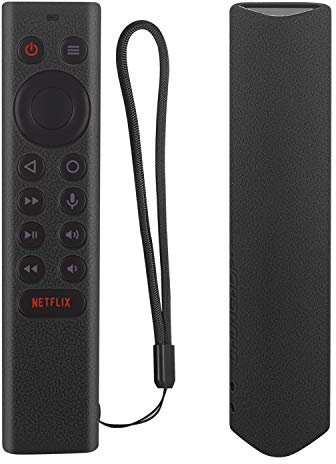Funda Protectora de Silicona para NVIDIA Shield TV Pro/4K HDR Mandos a Distancia Antideslizante, a Prueba de Golpes,Lavable(Negro)